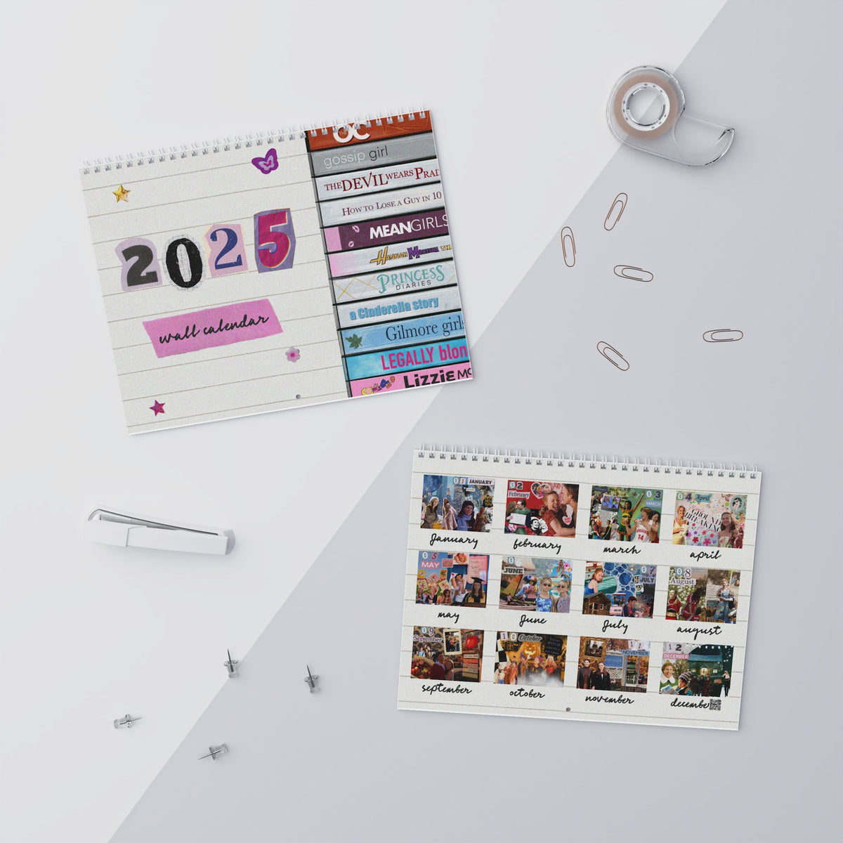 2025 Letters + Lucy Wall Calendar Letters and Lucy