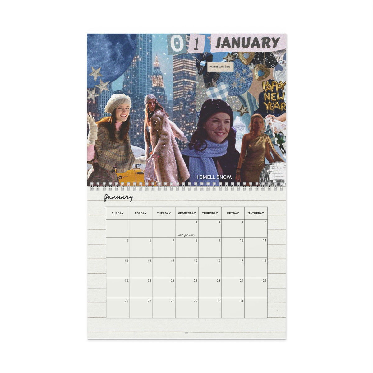 2025 Letters + Lucy Wall Calendar Letters and Lucy