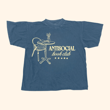 Antisocial Book Club Tee