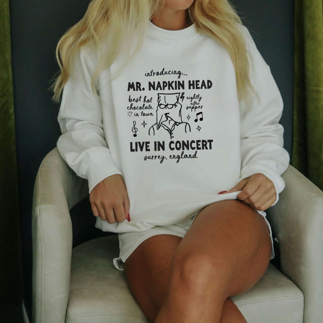Mr. Napkin Head *The Holiday* Sweatshirt