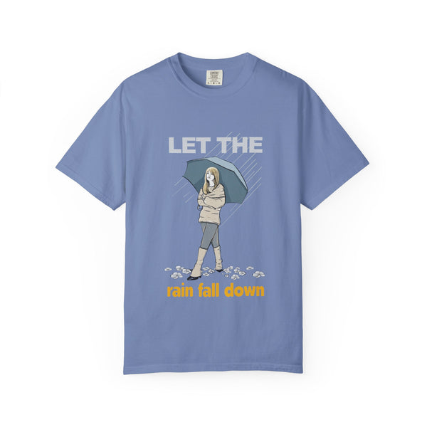 Let the rain fall down Tee – Letters and Lucy