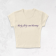 *CHOOSE YOUR ROM COM QUOTE* Baby Tee