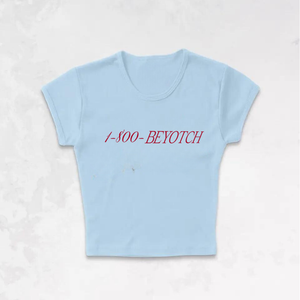 1-800-BEYOCH *She's The Man* Baby Tee