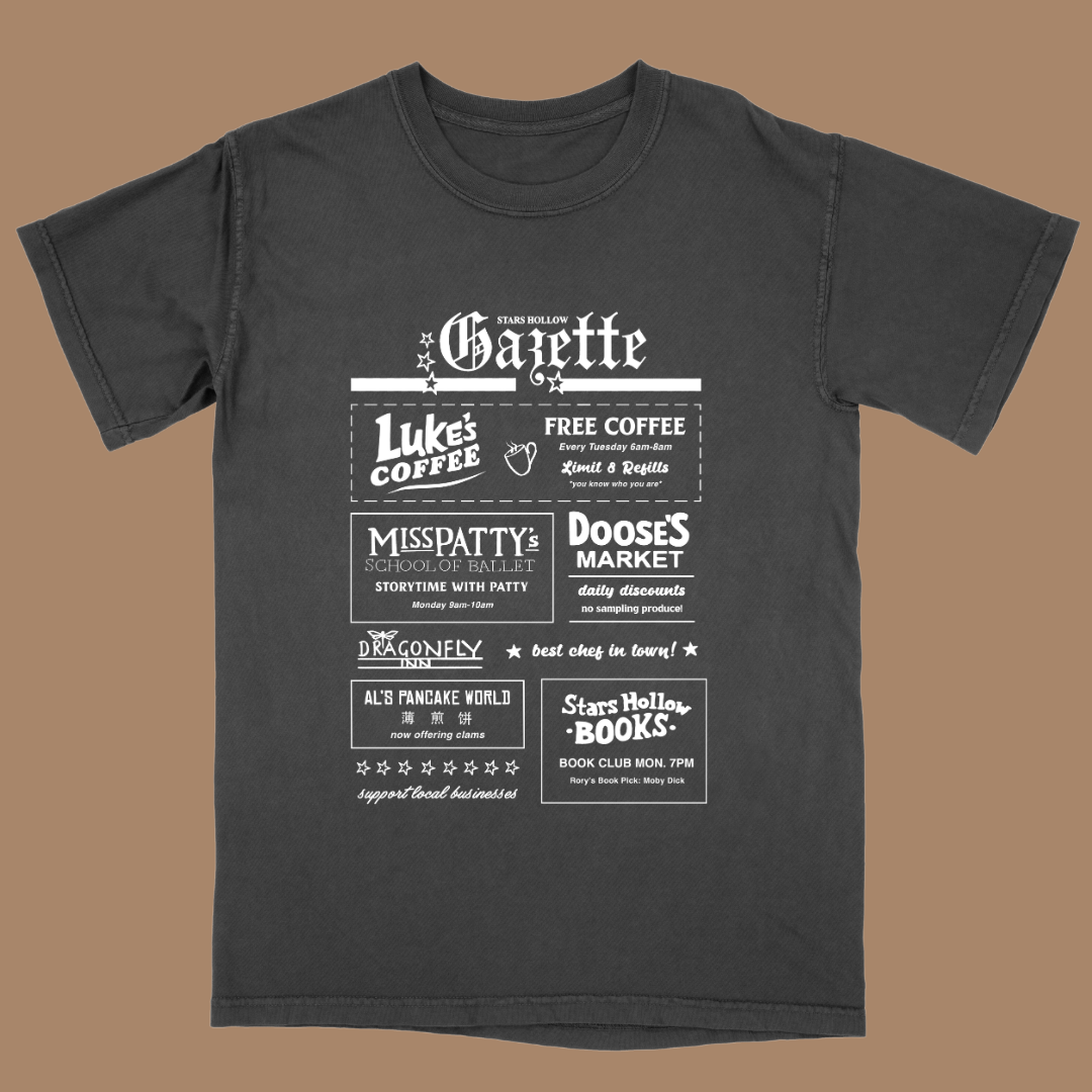 Stars Hollow Gazette *Gilmore Girls* Tee