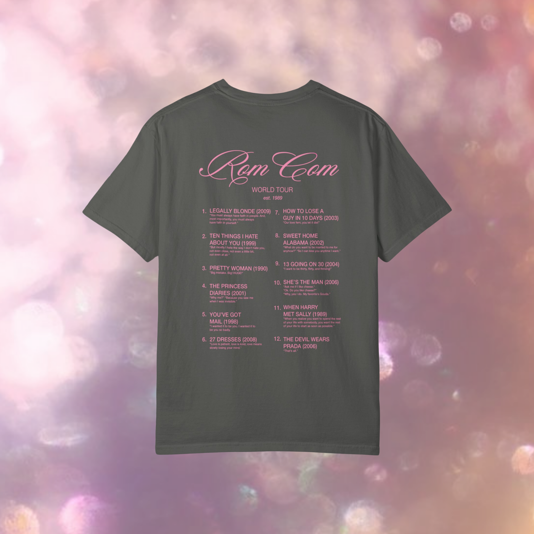 Rom Com World Tour Tee