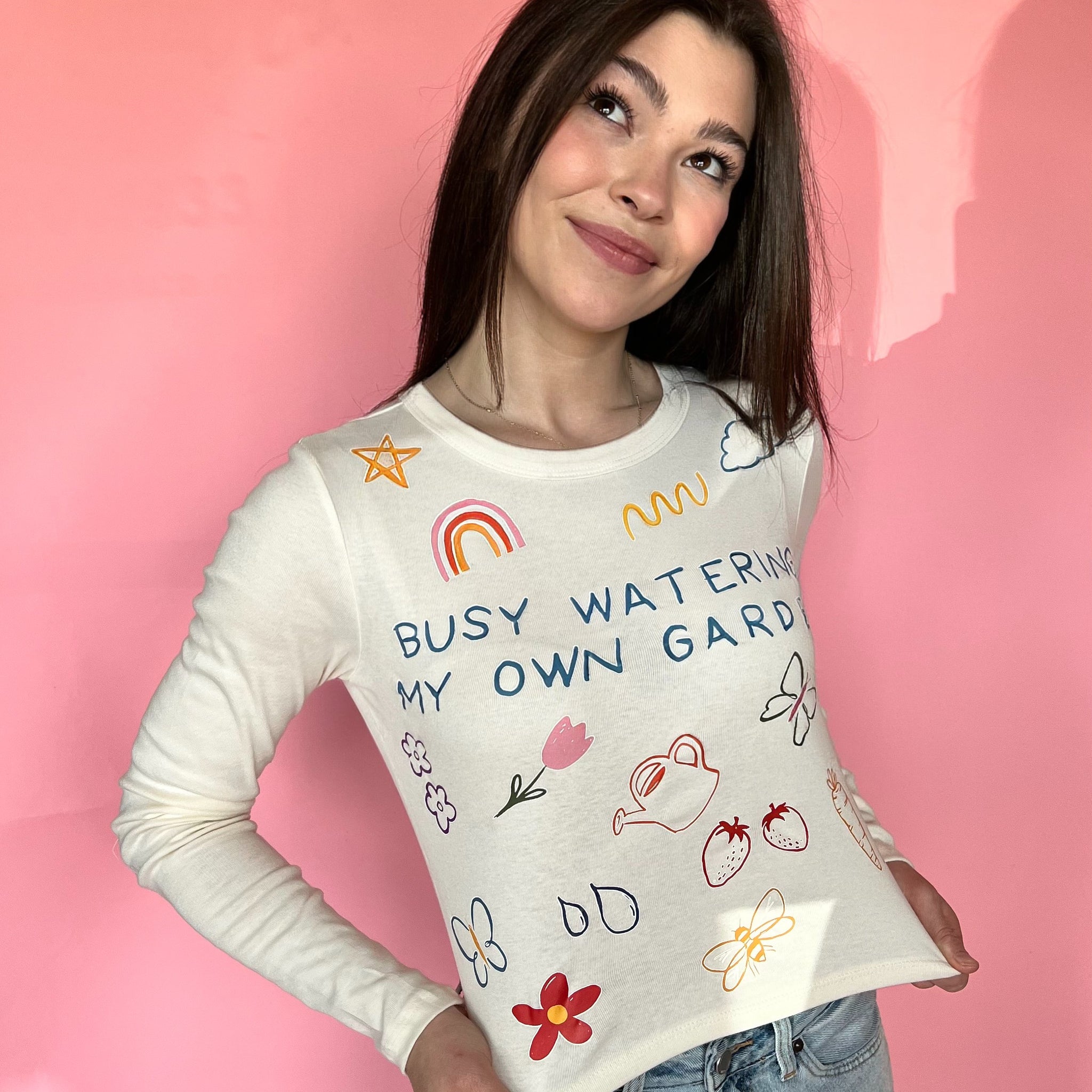 Busy Watering my own Garden Baby Tee