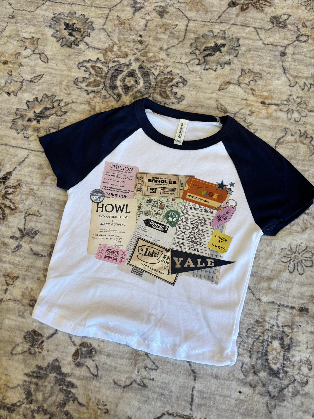 Rory Gilmore Junk Journal Baby Tee