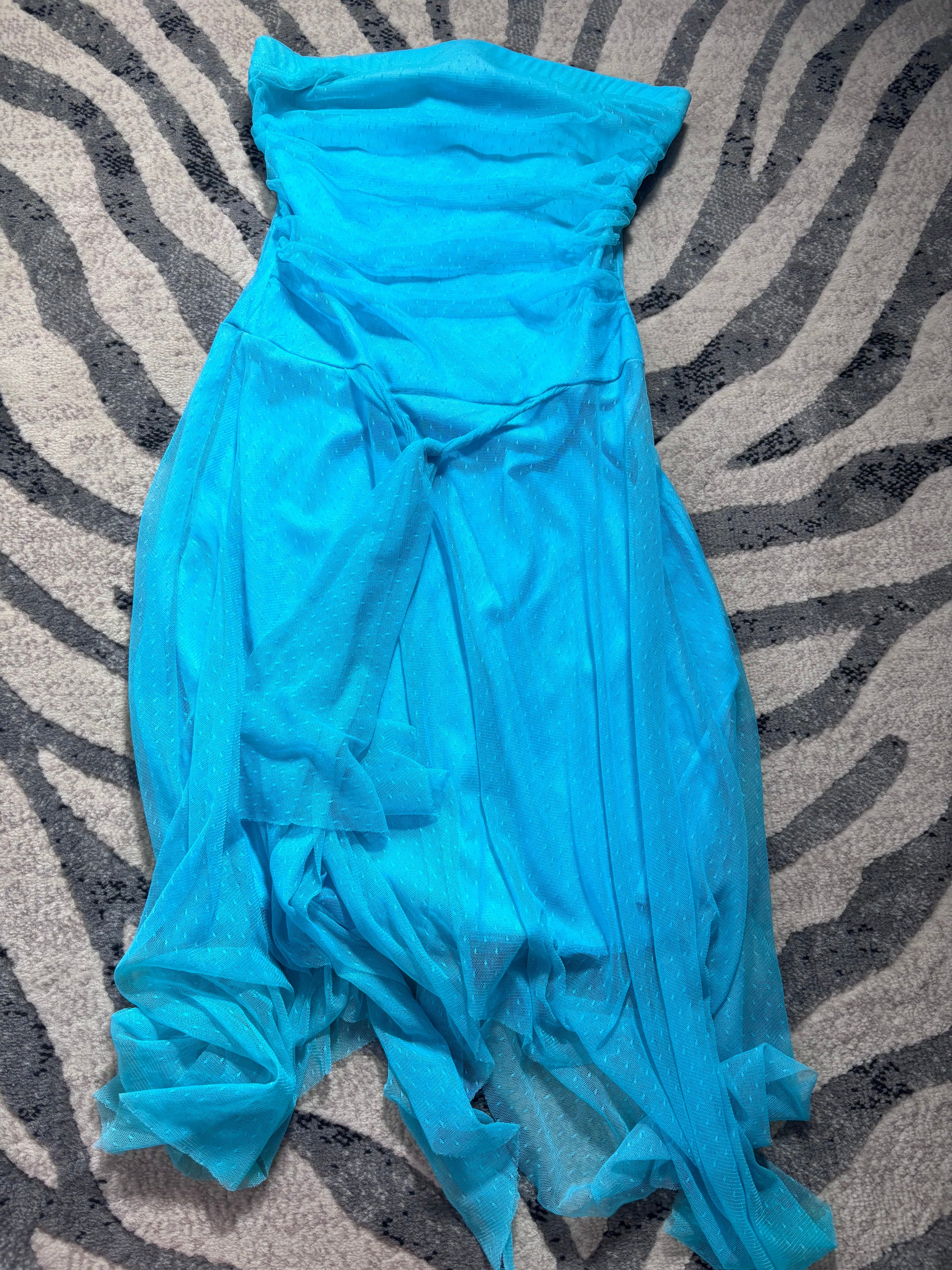 Vintage Windsor Turquoise Strapless Dress Size M – Letters and Lucy