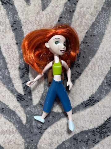 Disney Kim Possible 10 inch Action Figure Doll 2002 | Green Crop Top Blue Cargo Pants | Y2K