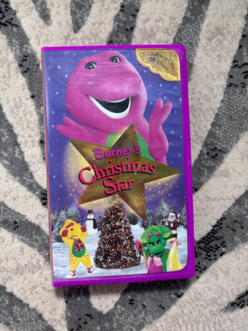 Barney's Christmas Star VHS 2002 | Purple Clamshell