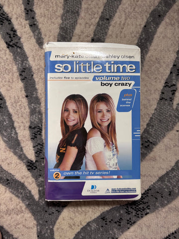 Mary-Kate and Ashley Olsen So Little Time Vol 2 Boy Crazy VHS 2002