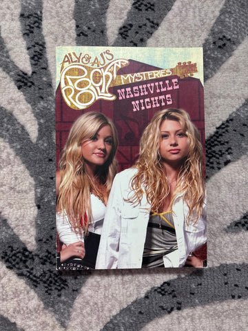 Aly and AJ Rock N Roll Mysteries Nashville Nights Book 2007 | Y2K Disney Channel Sisters