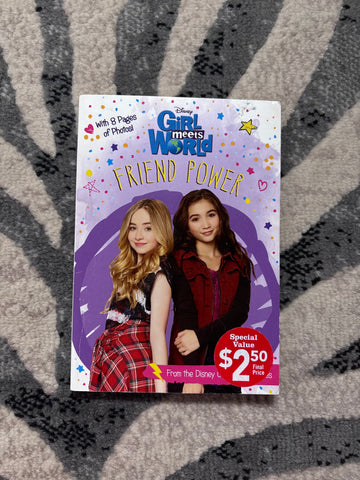 Disney Girl Meets World Friend Power Book 2015