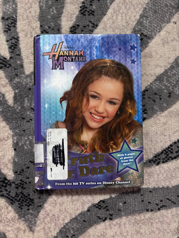 Disney Hannah Montana Truth or Dare Hardcover Novel 2008
