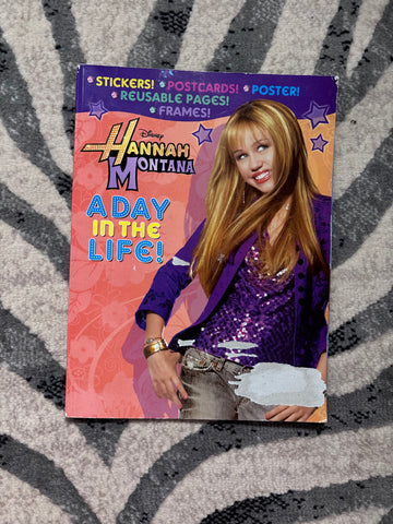 Disney Hannah Montana A Day in the Life 2007 Activity Book