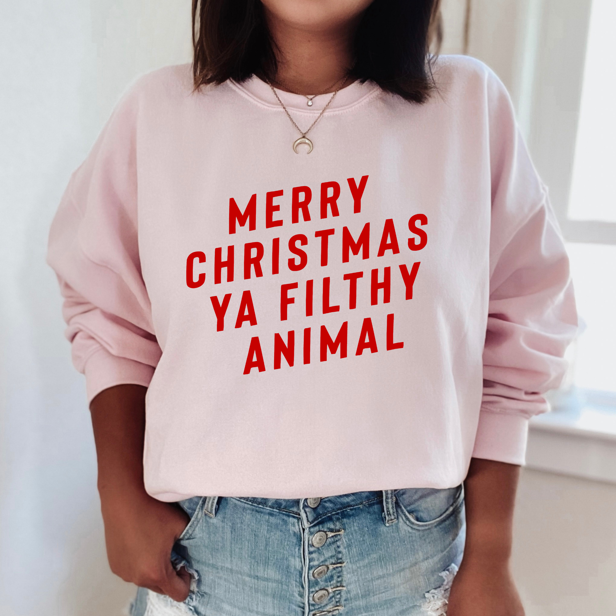 Merry Christmas Ya Filthy Animal *Home Alone* Sweatshirt