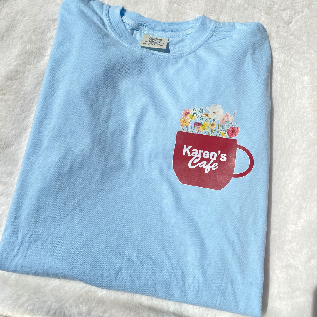 Karen's Cafe Floral *One Tree Hill* Tee