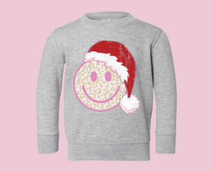 Santa Smiley Toddler Sweatshirt