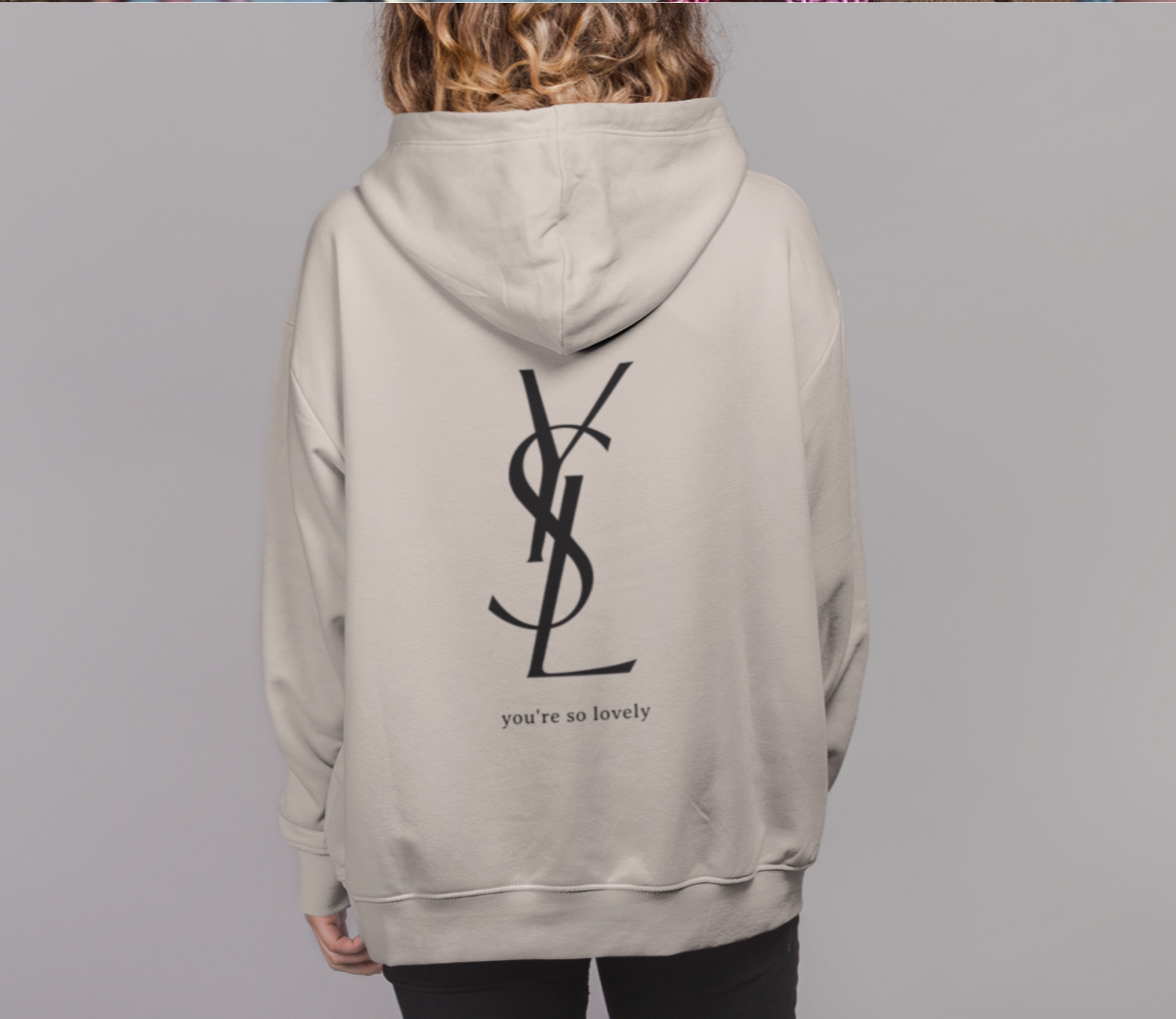 You re So Lovely Hoodie Letters and Lucy