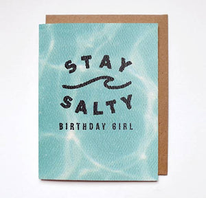 Stay Salty Birthday Card