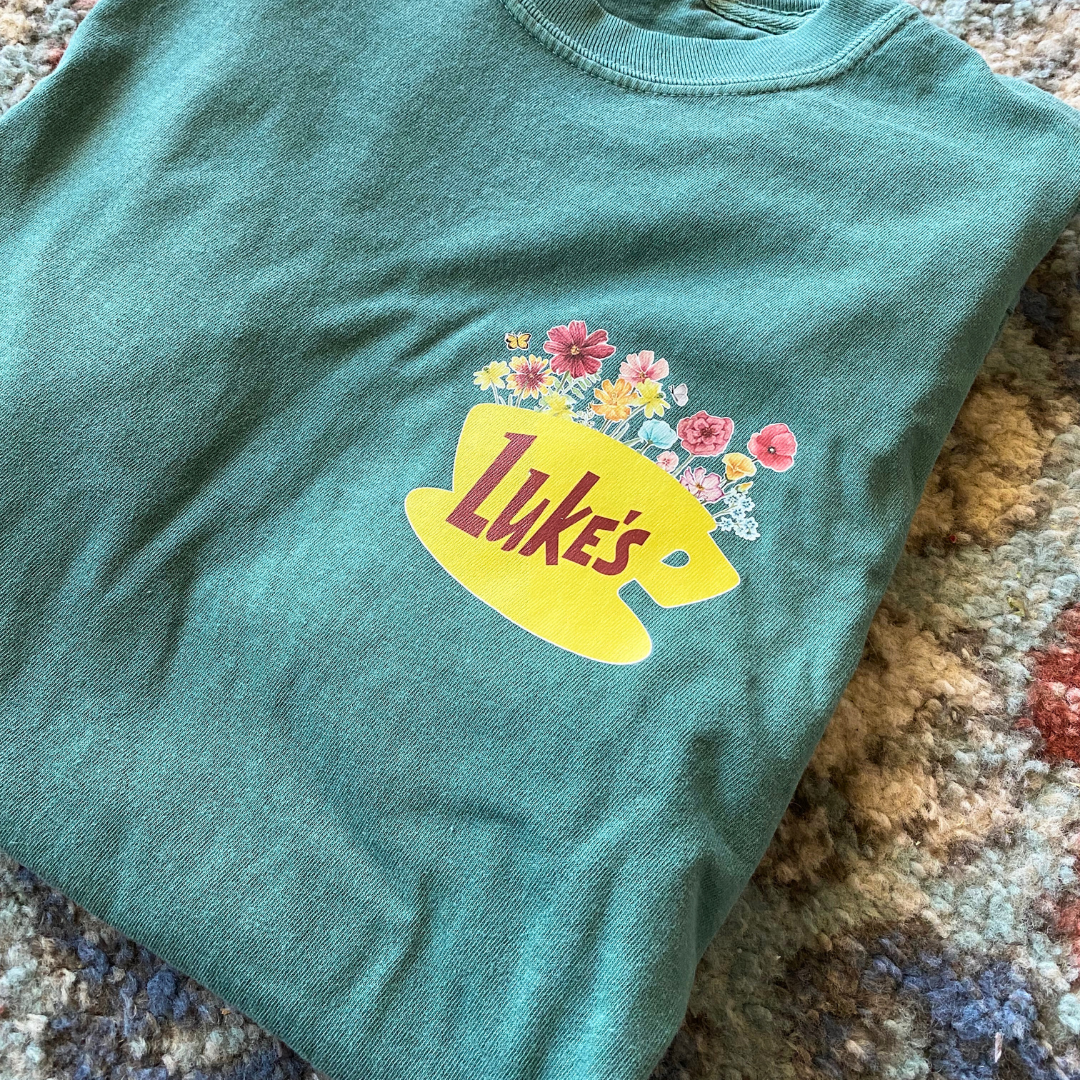 Luke's Coffee Floral *Gilmore Girls* Tee