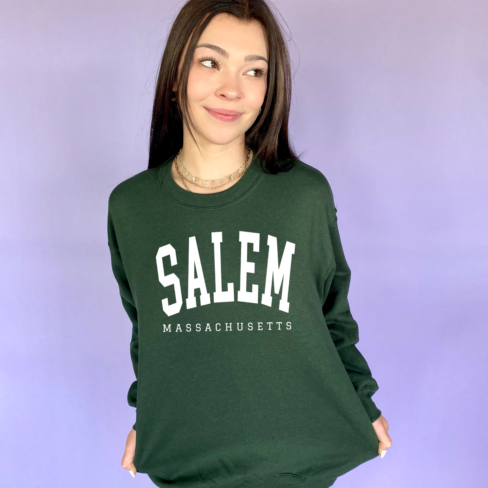 Salem Sportswear Women's Sweatshirt - Grey - L