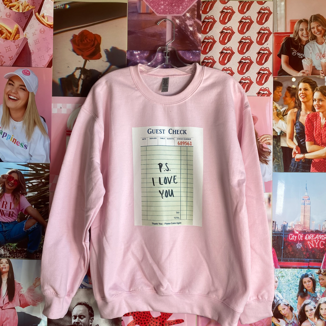 P.S. I Love You Receipt Sweatshirt